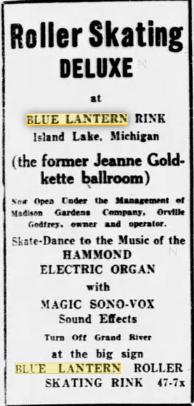 Blue Lantern Ballroom - July 30 1941 Ad (newer photo)